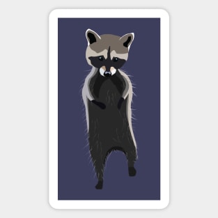 Cute Raccoon Illustration Magnet